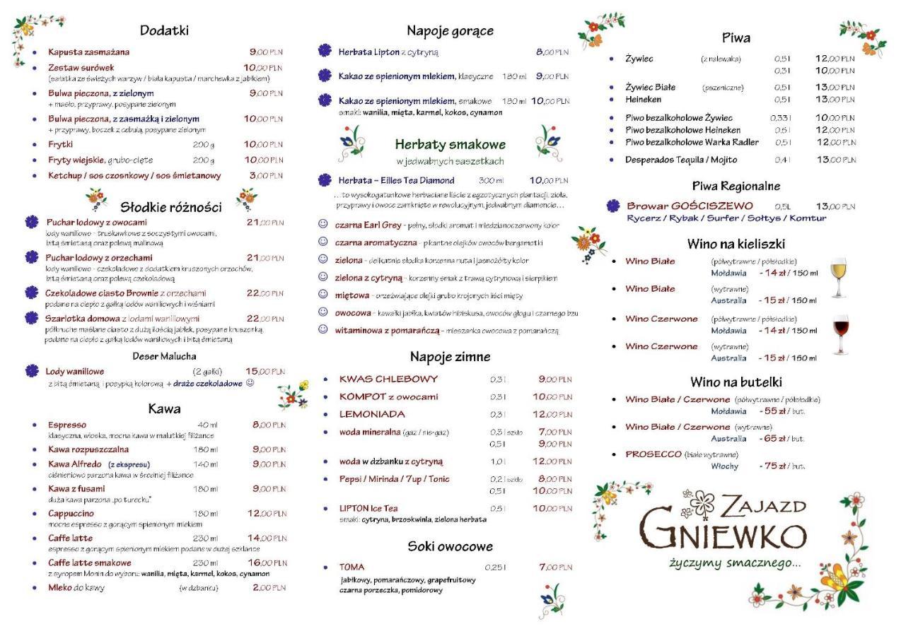 Zajazd Gniewko Mala Karczma Экстерьер фото